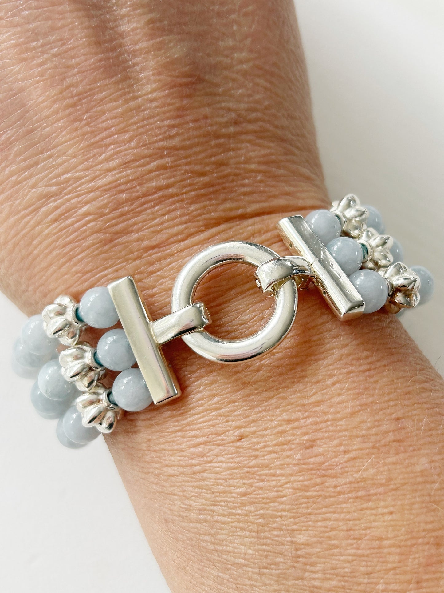 Aquamarin und Silber Traum