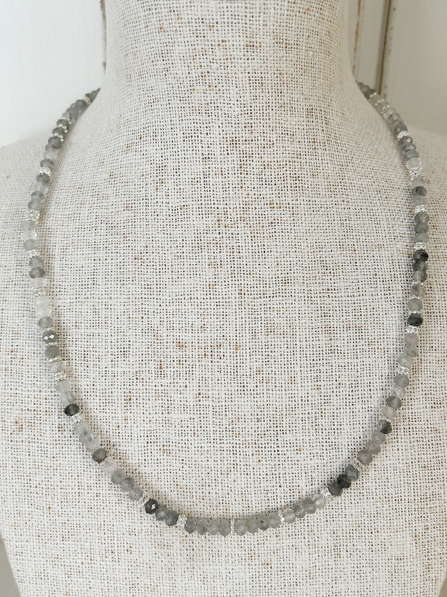 Halskette Silberquarz