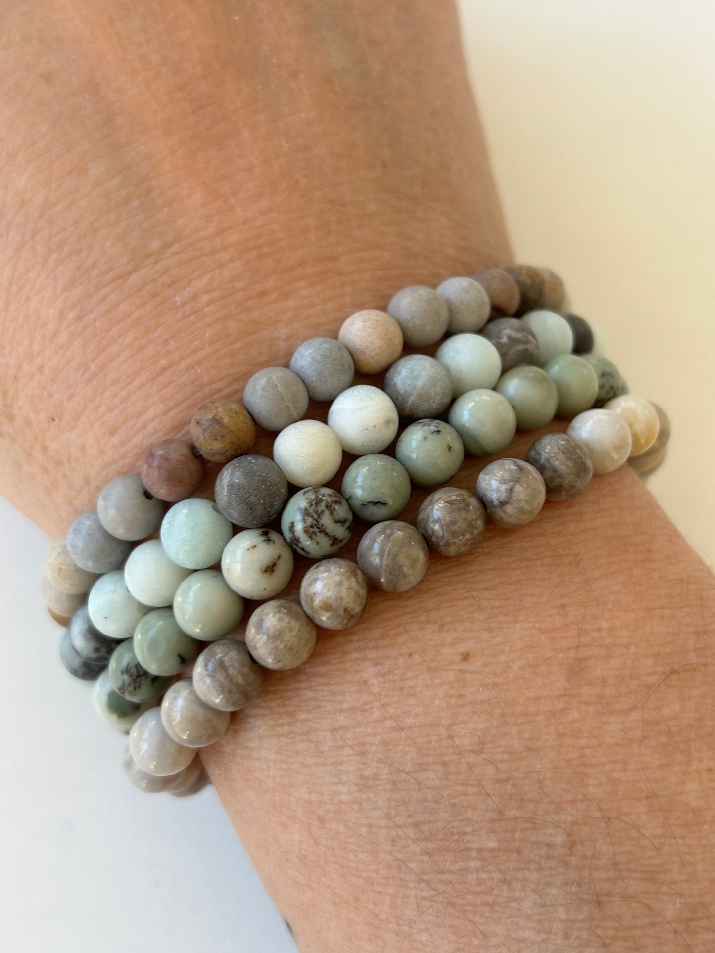 Armband Amazonit matt