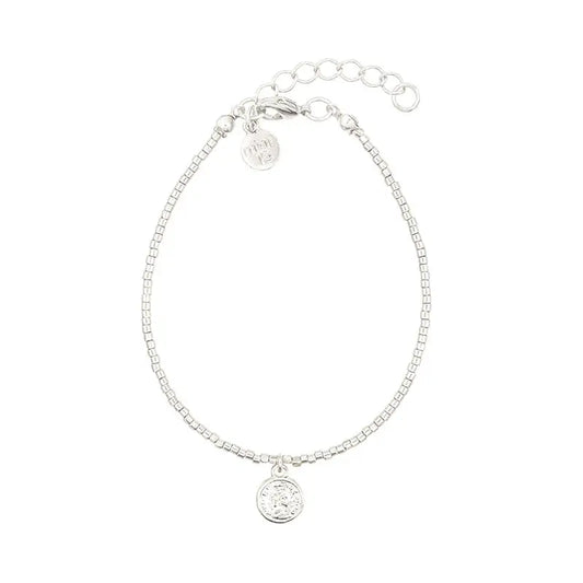 Little Coin Armband Silber