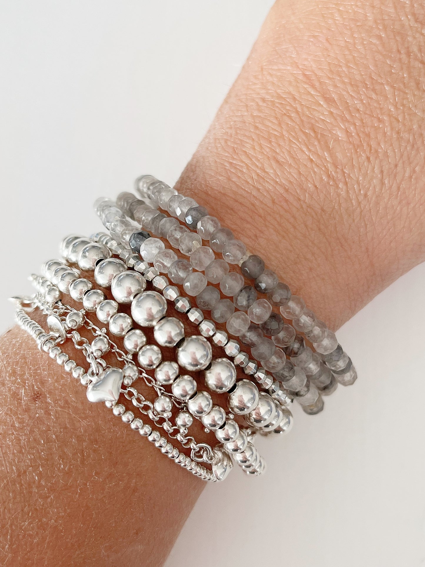 Armband grauer Rauchquarz