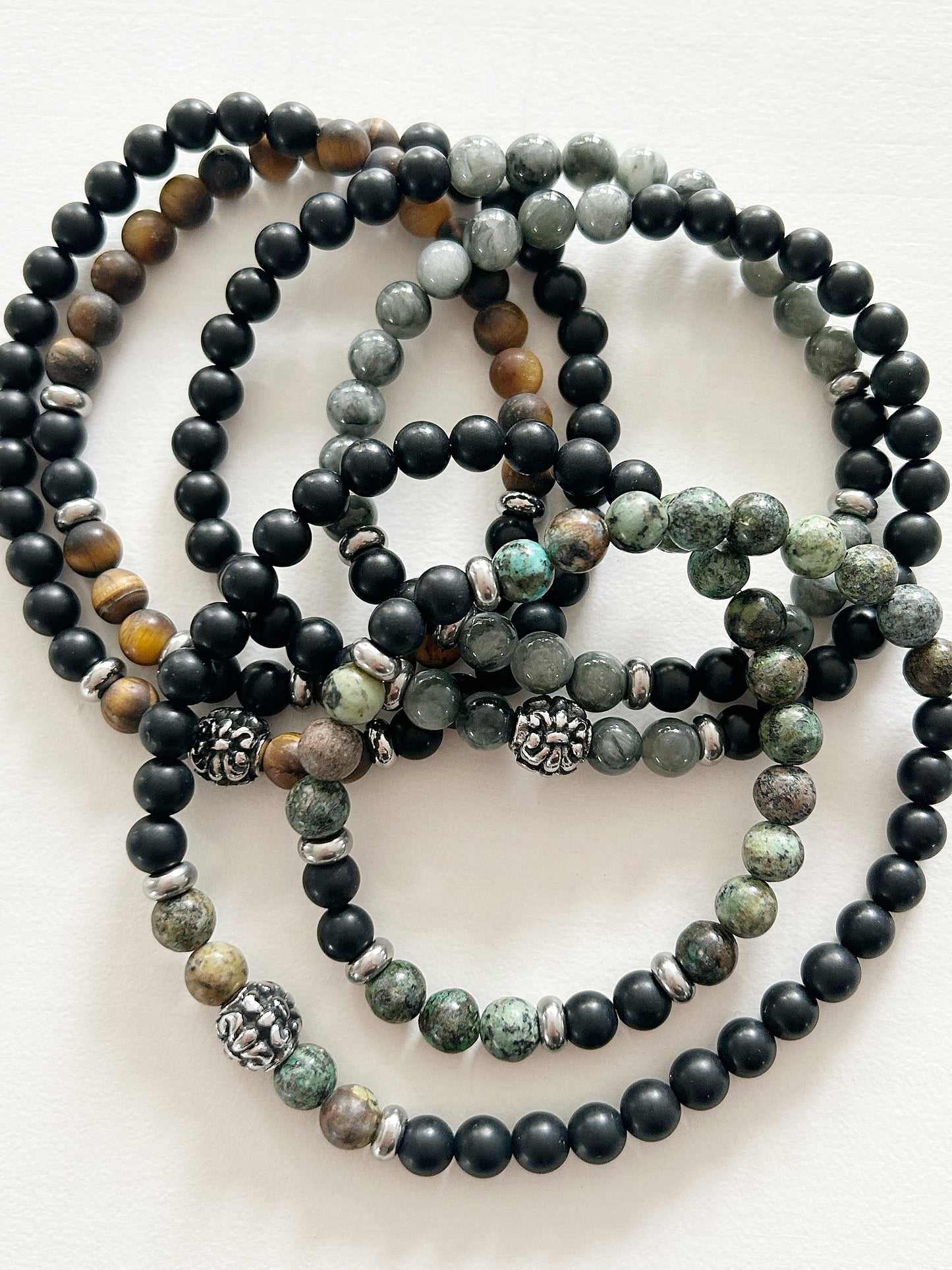 2-Reihiges Katzenaug-Quarz Armband