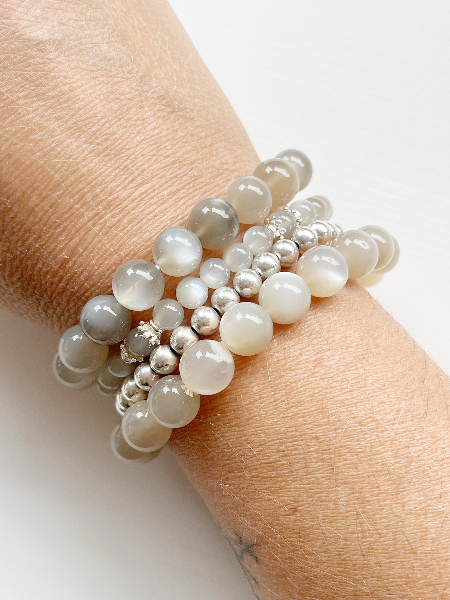 Armband brauner Mondstein