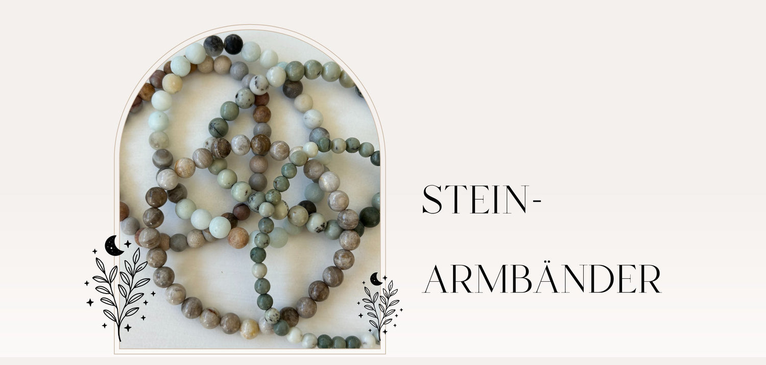 Stein Armbänder (nur mit Halbedelsteine)