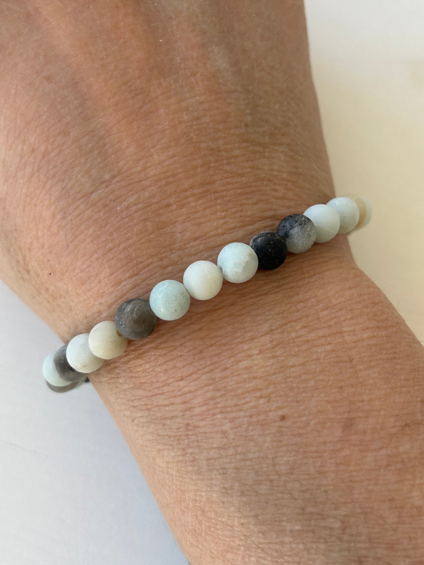 Armband Amazonit matt