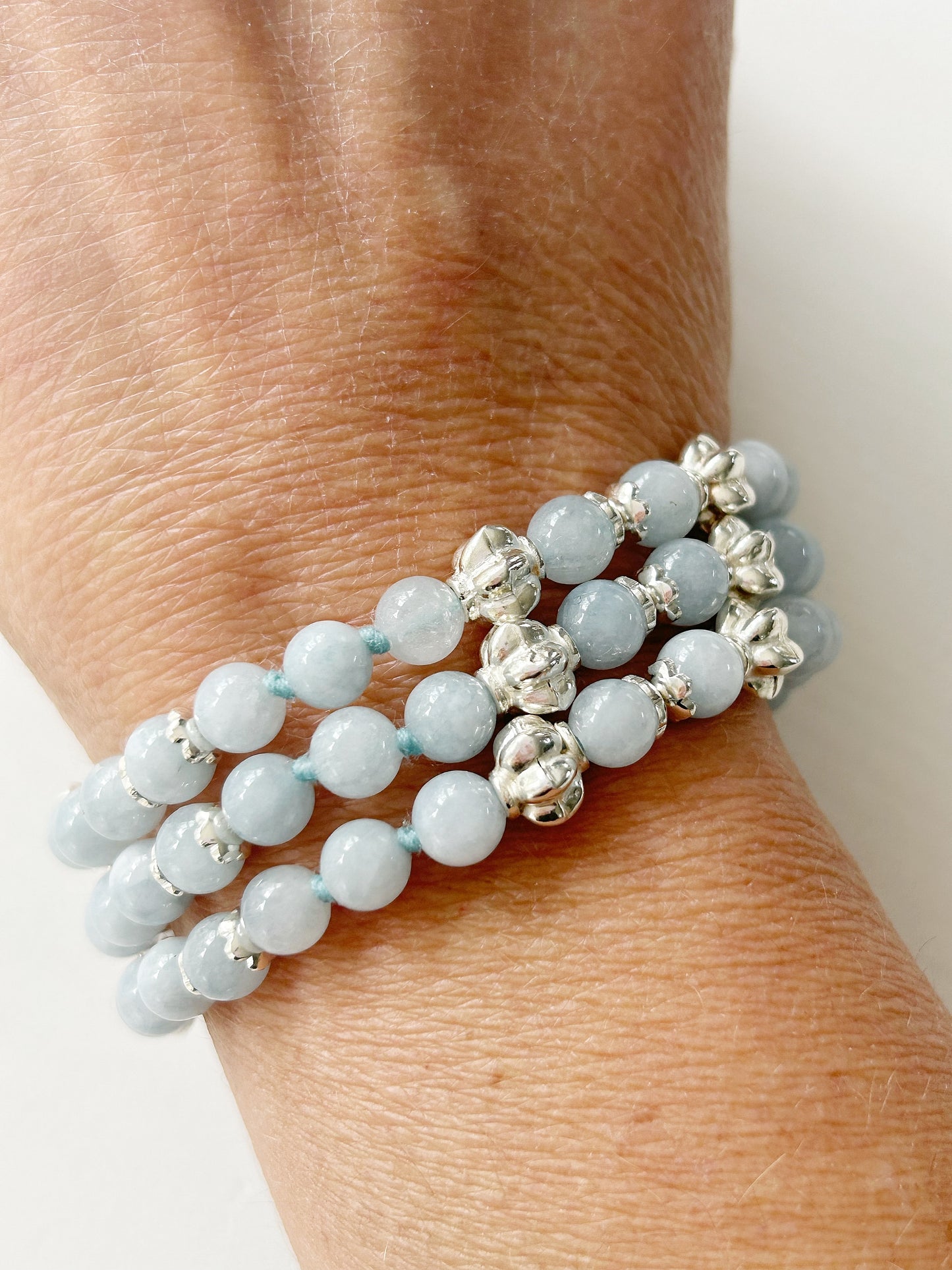 Aquamarin und Silber Traum