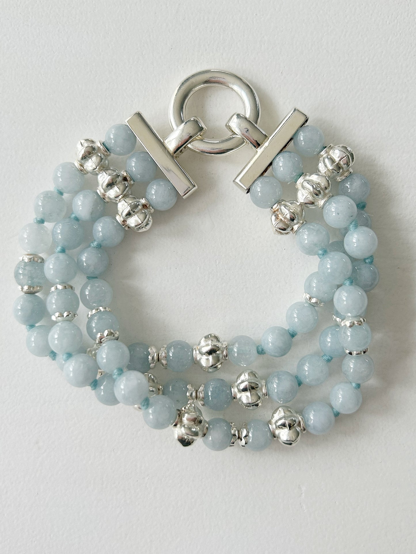 Aquamarin und Silber Traum