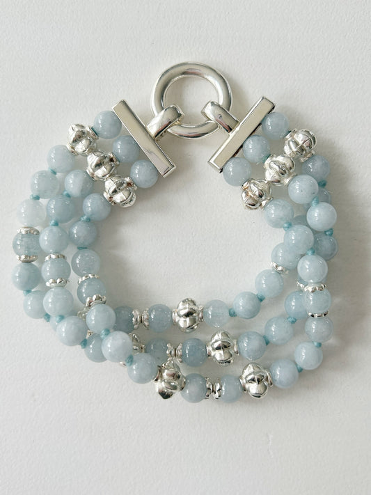 Aquamarin und Silber Traum