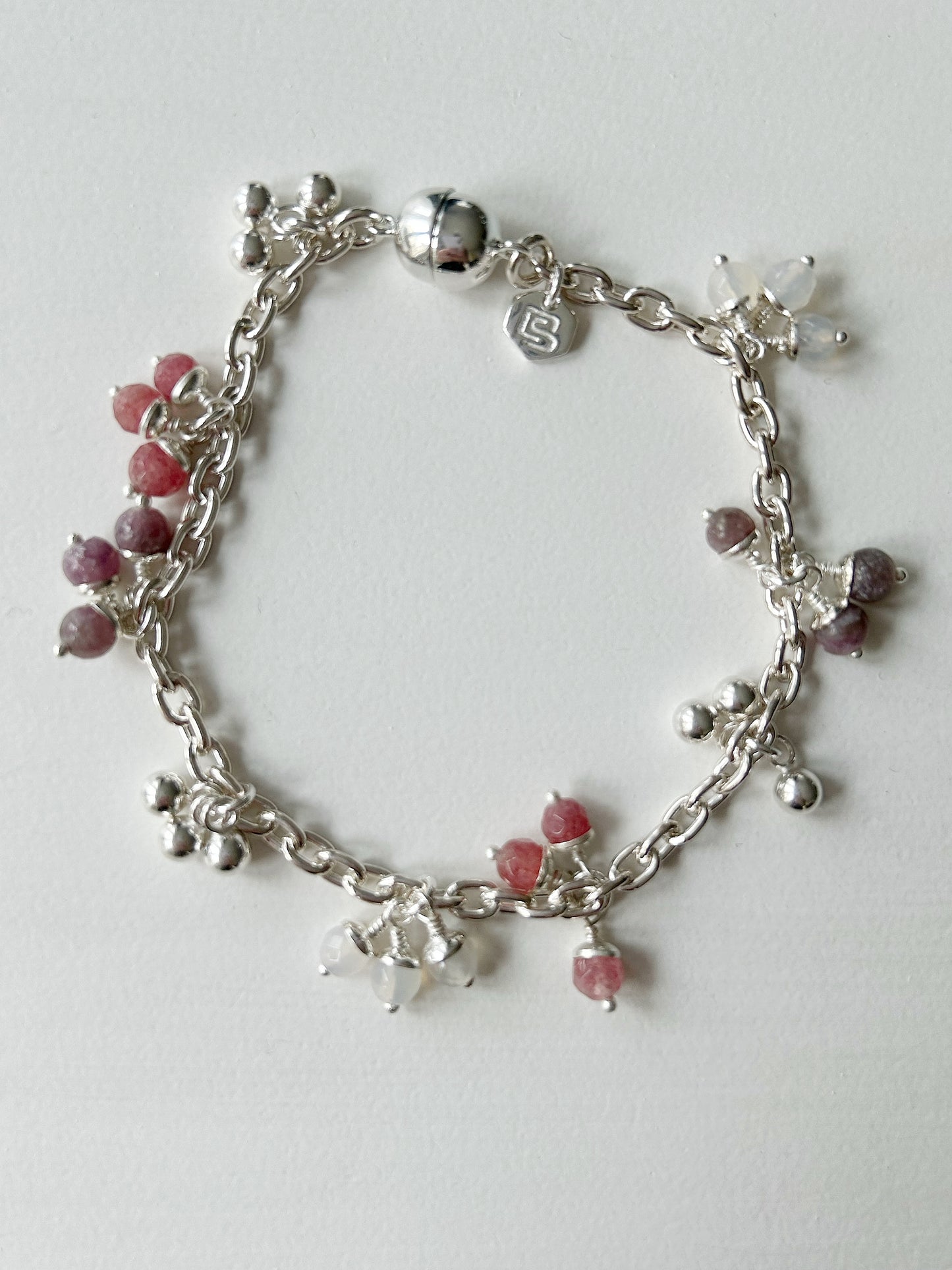 Armkette mit Anhängerli rosa