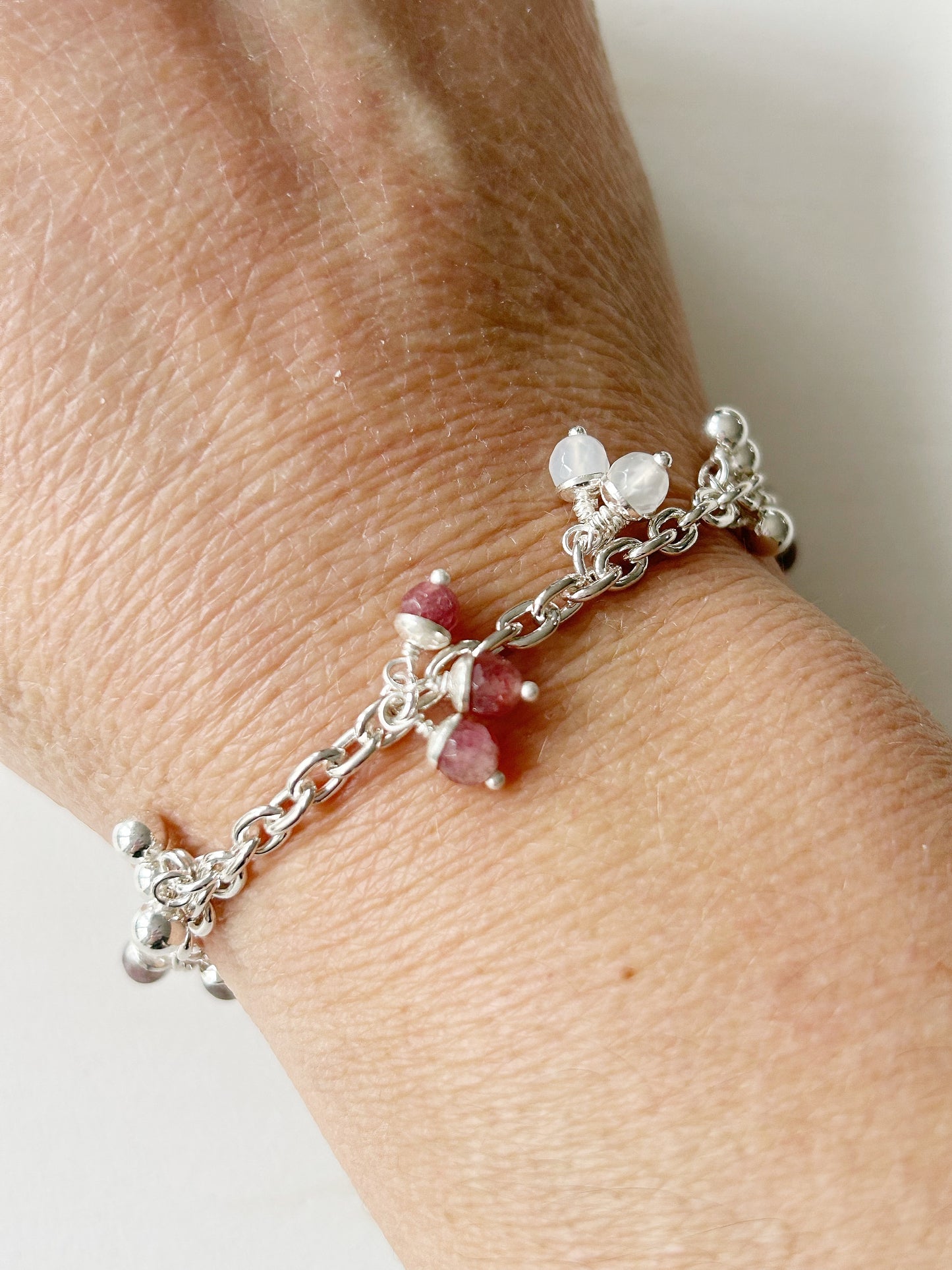 Armkette mit Anhängerli rosa