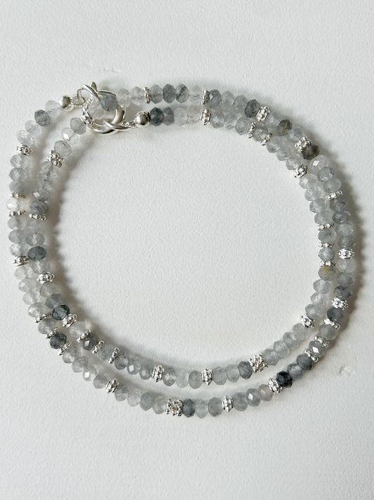 Halskette Silberquarz