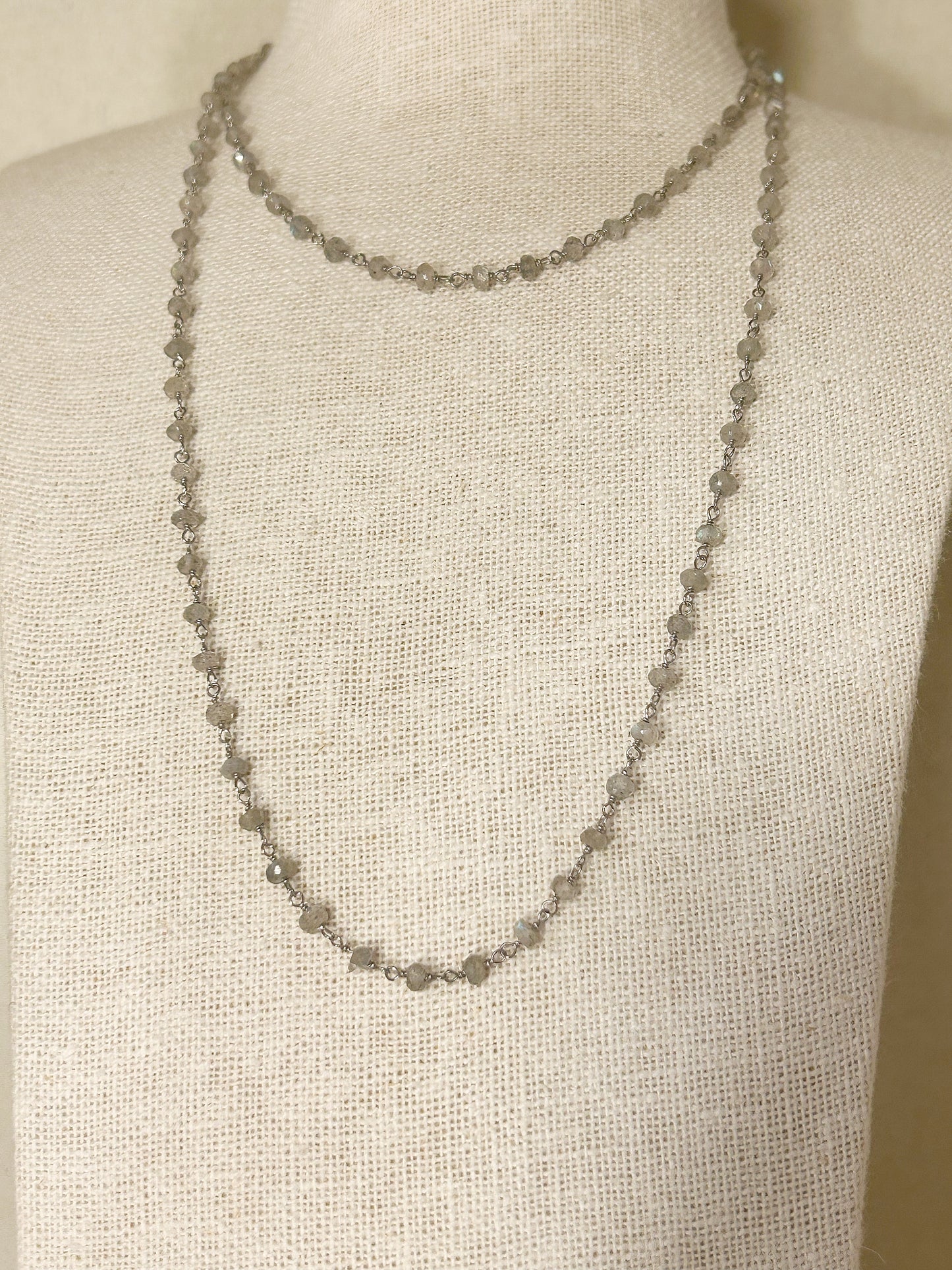 Halskette Labradorit