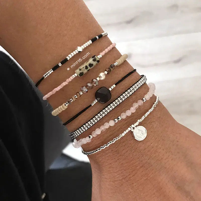 Little Coin Armband Silber