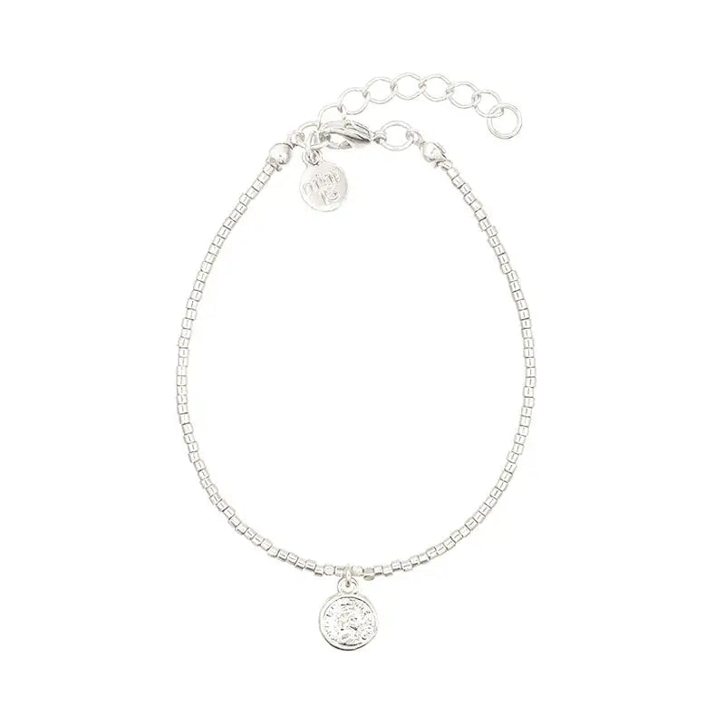 Little Coin Armband Silber