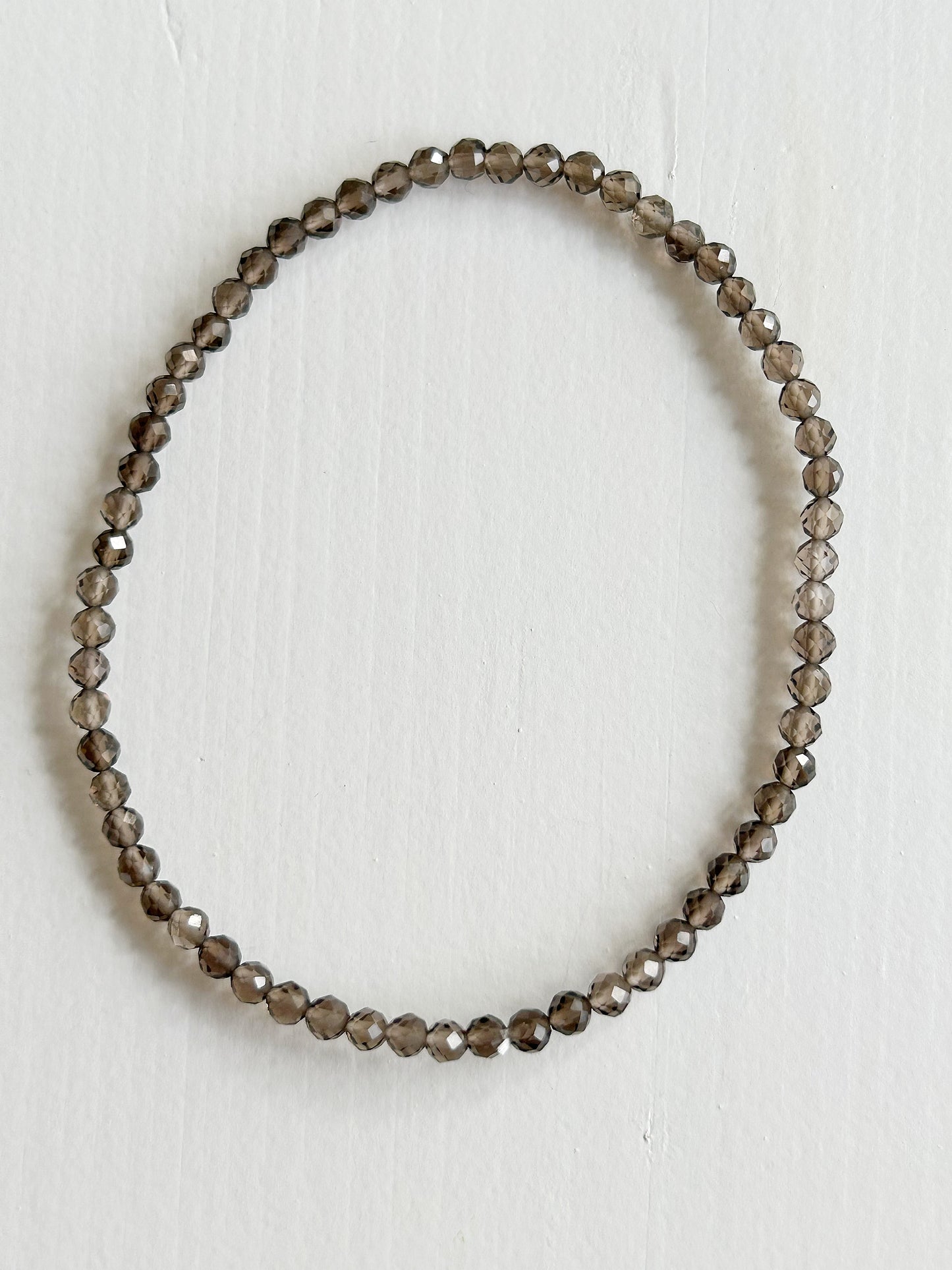 Armband facettierter Rauchquarz