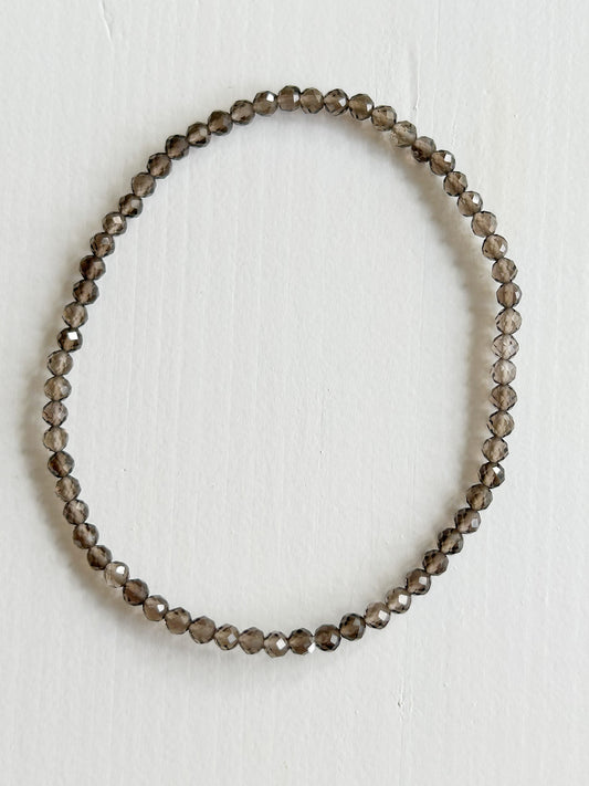 Armband facettierter Rauchquarz