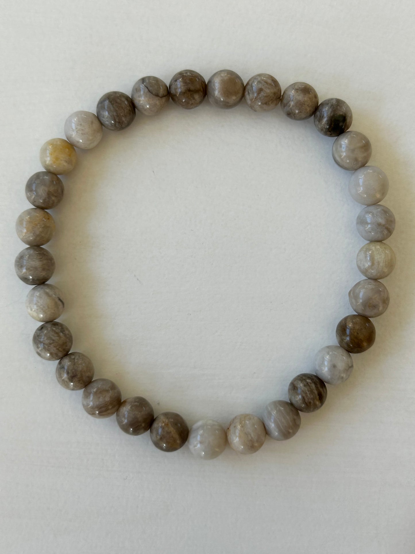 Armband Silver Leaf Jaspis