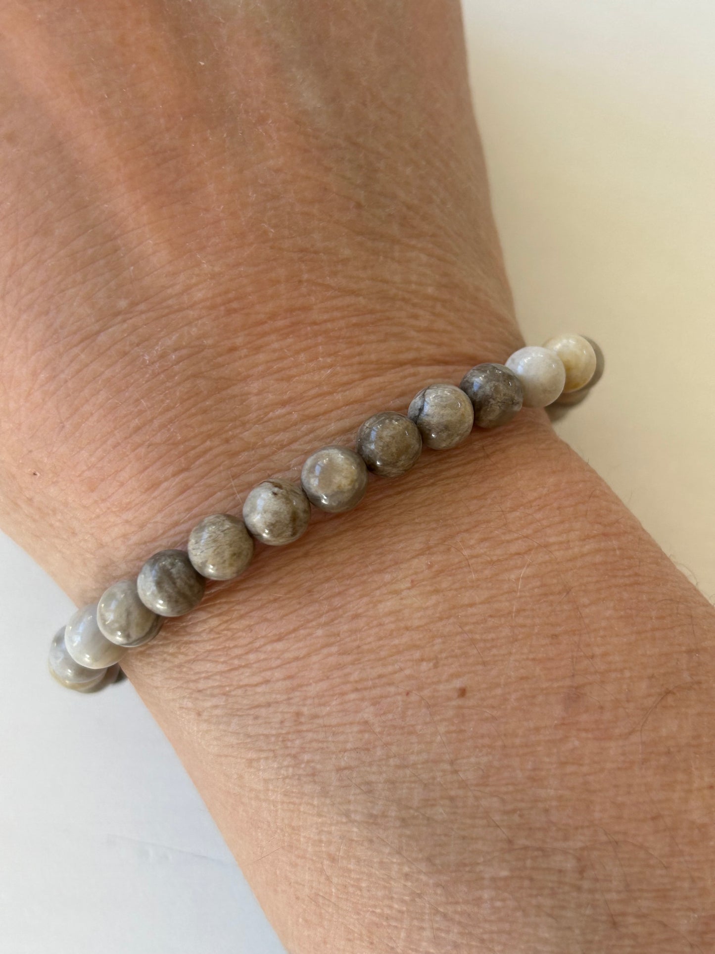 Armband Silver Leaf Jaspis