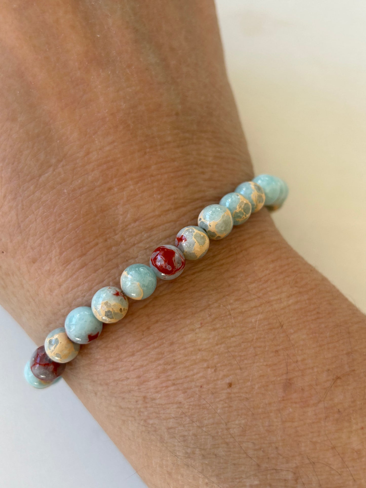 Armband Terra Jaspis Aqua