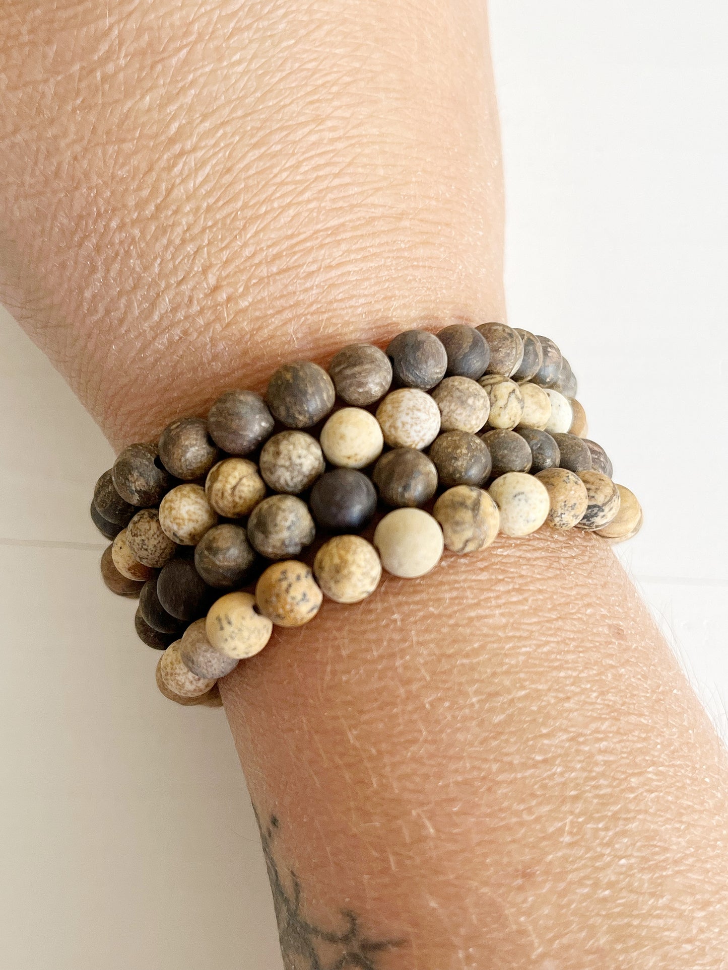 Armband Bronzit-Matt