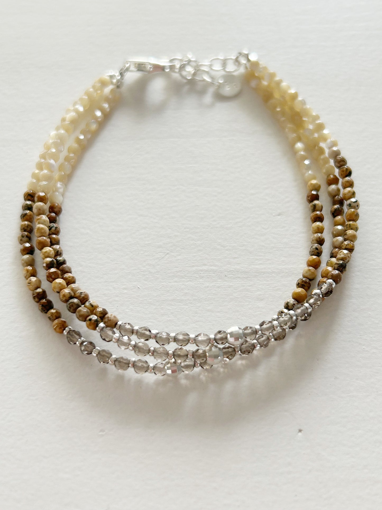 Armkette 3-Reihig Silber