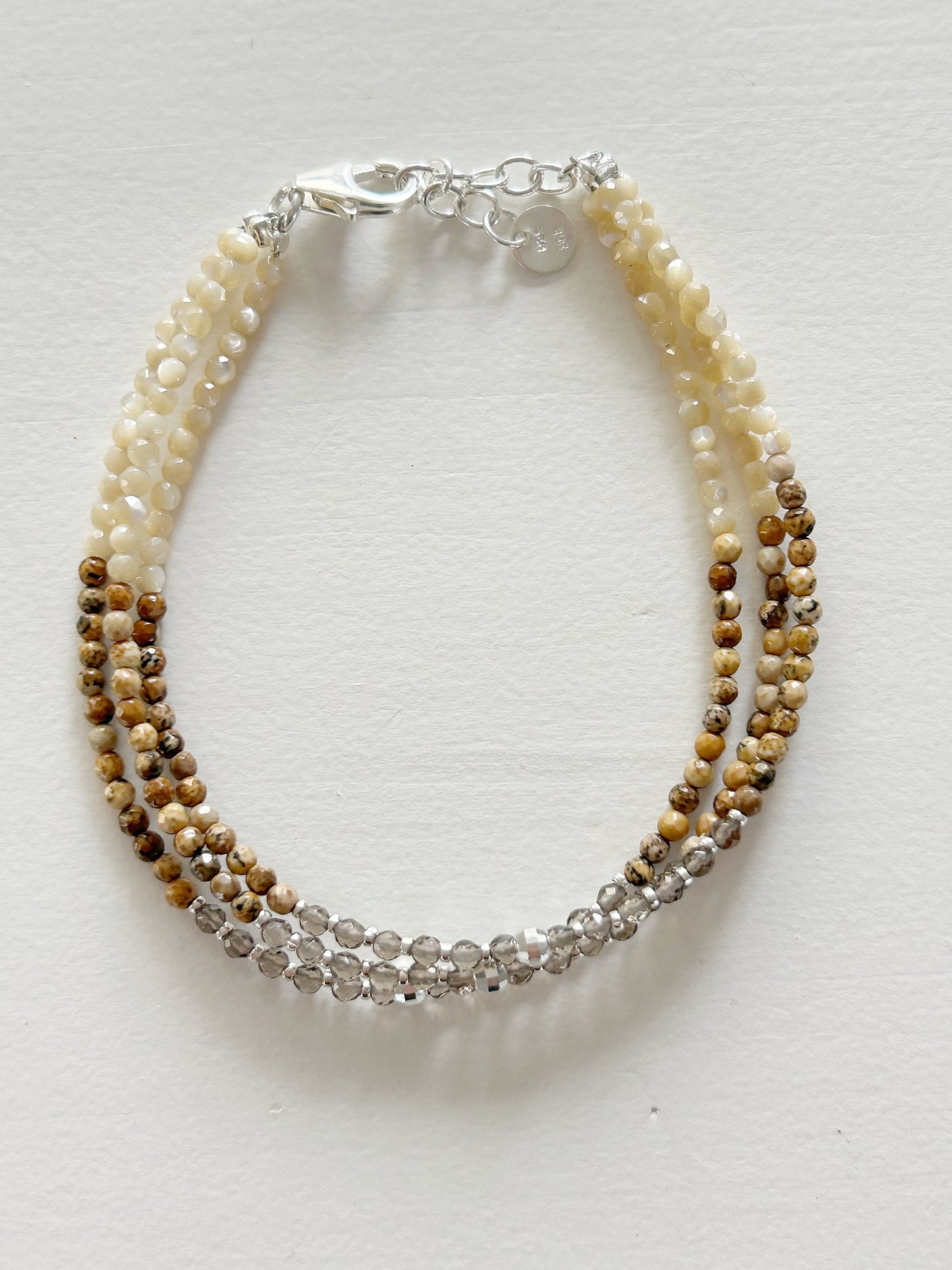 Armkette 3-Reihig Silber