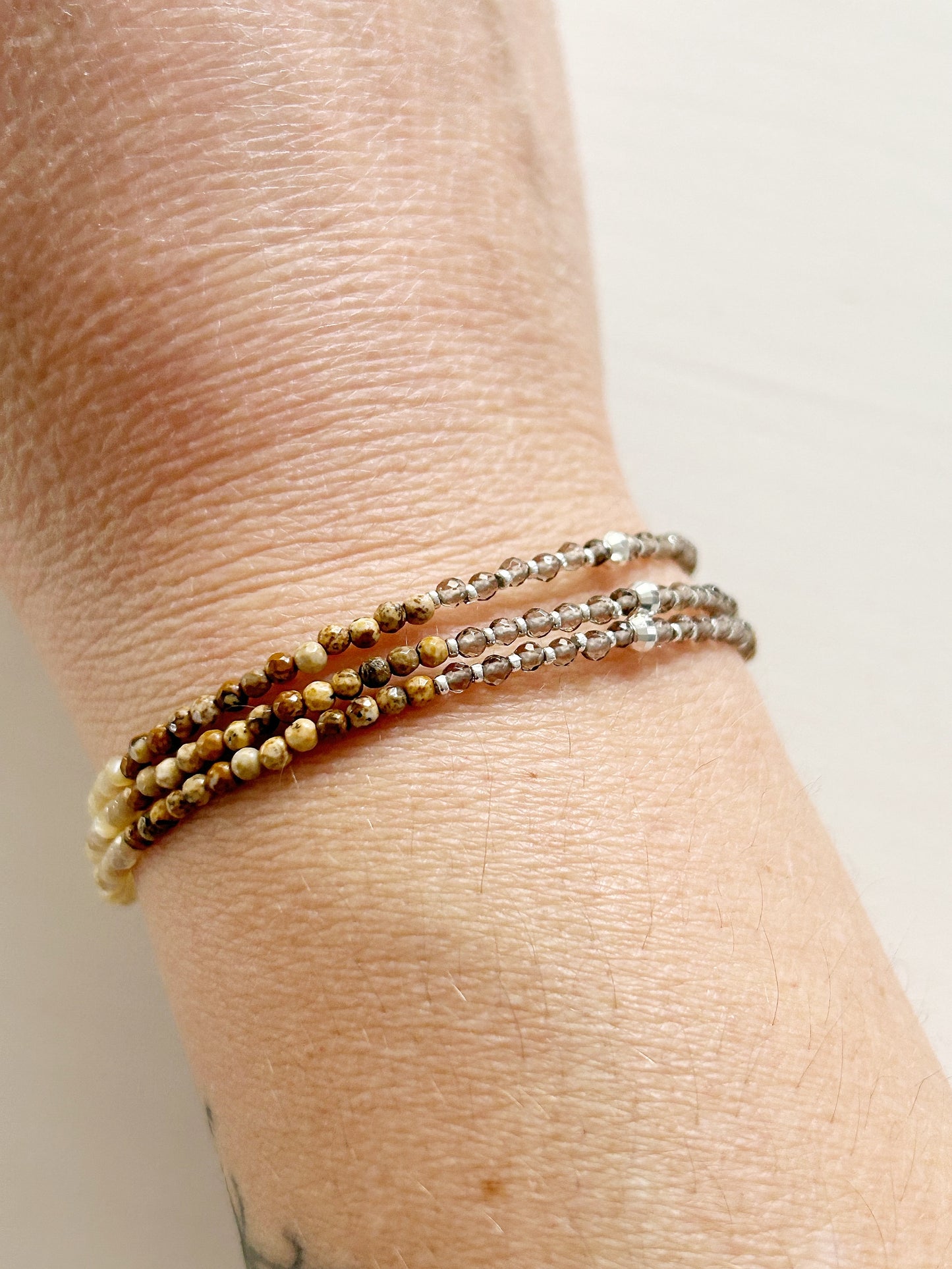 Armkette 3-Reihig Silber