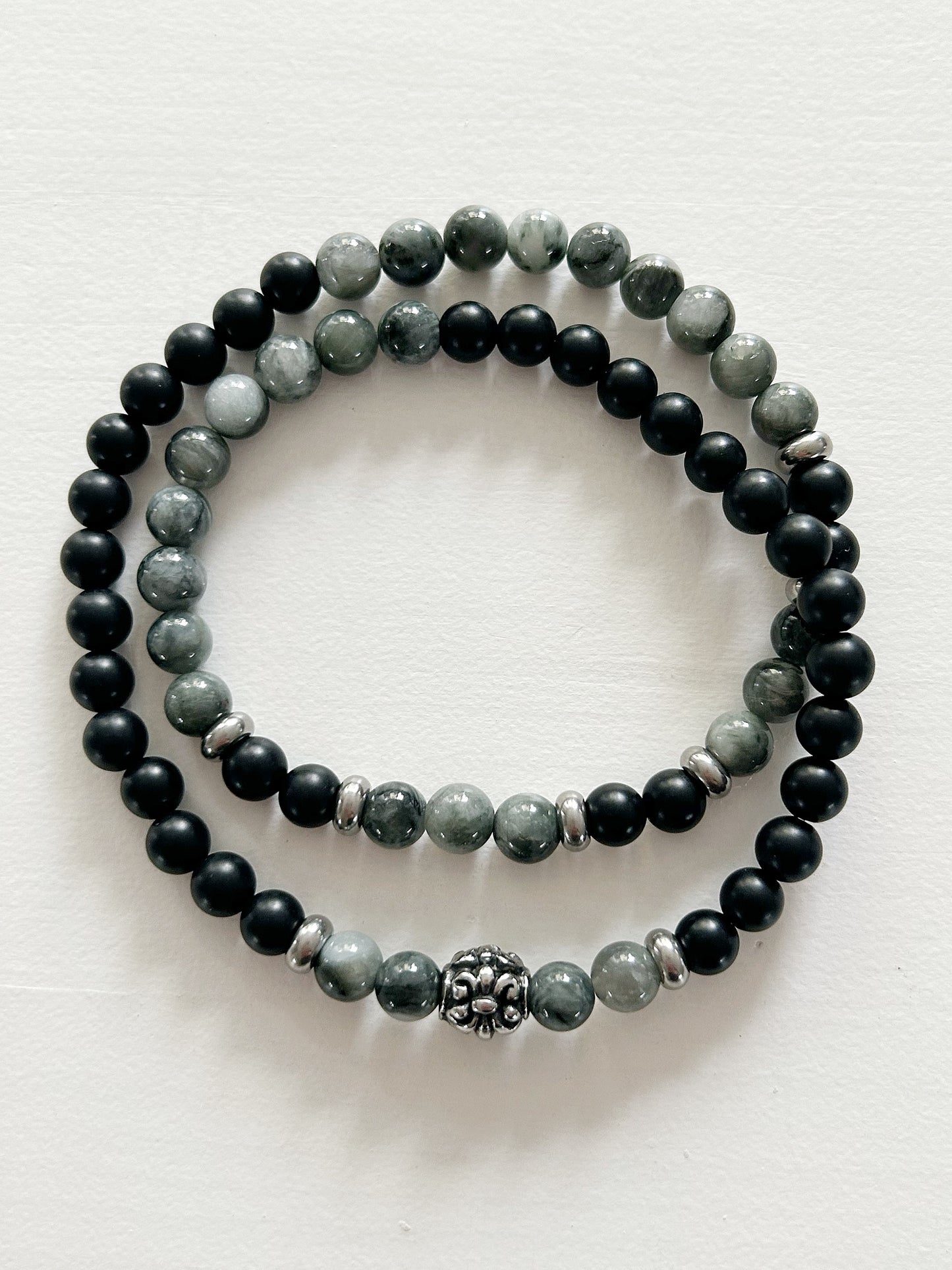 2-Reihiges Katzenaug-Quarz Armband